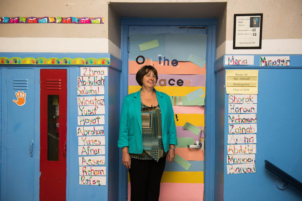 Holbrook Elementary School principal, Colleen Murphy, can provide a laundry list of challenges related to school buildings