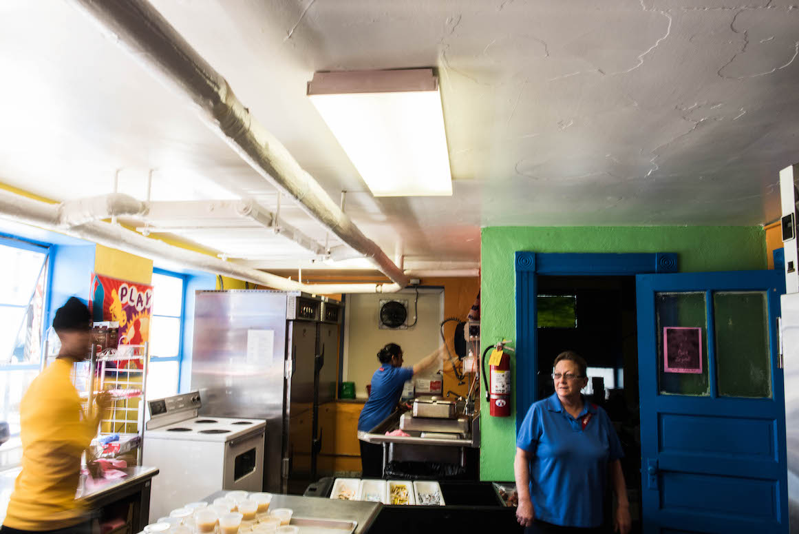Jeanne Nawrocki, Kitchen Manager at Holbrock Elementary, has worked for Hamtramck Public Schools for 20 years