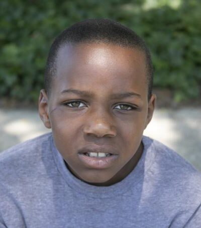 Cameron McCadden sitting outside