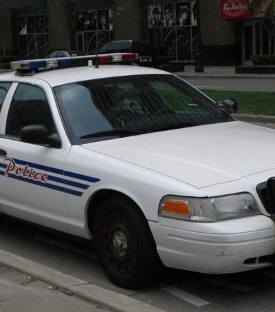 Detroit Police patrol car