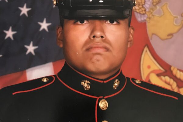 U.S. Marine Veteran Jilmar Ramos-Gomez in uniform