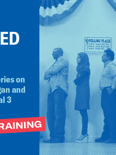 Be an empowered voting: training