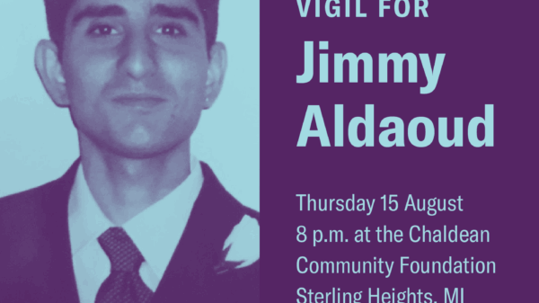 Vigil for Jimmy Aldaoud