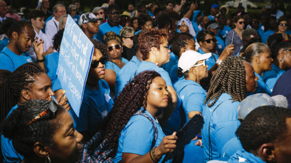 Rally for fair sentencing.