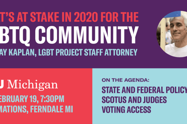 LGBTQ Town Hall: What's At Stake in 2020
