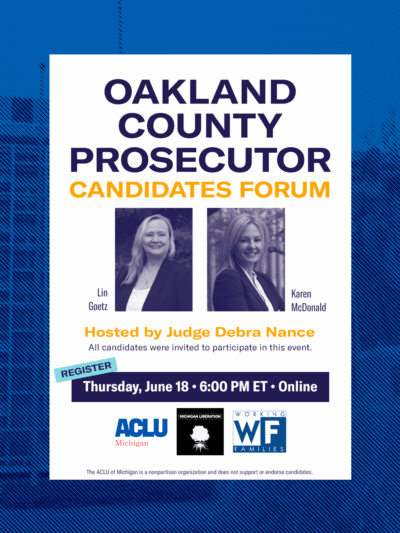 Oakland County Prosecutor Candidates Forum
