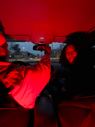 Camara Sankofa and Shanelle Thomas