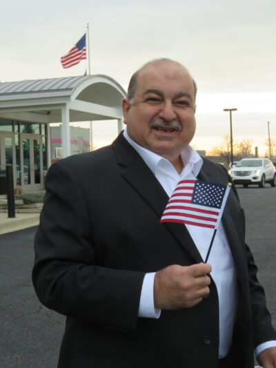 Sam Hamama after becoming a US citizen