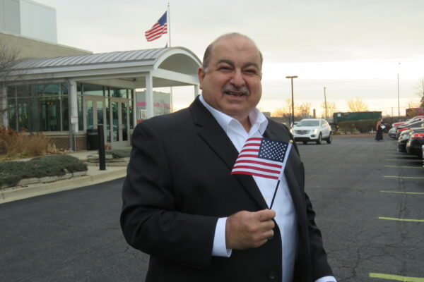 Sam Hamama after becoming a US citizen