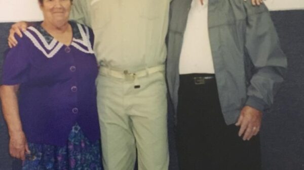 Jesse Dean Jr. with parents