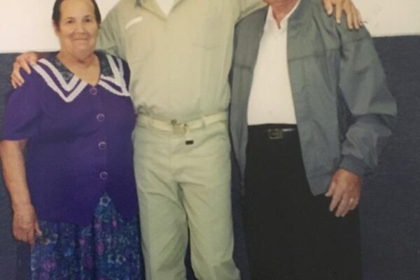 Jesse Dean Jr. with parents