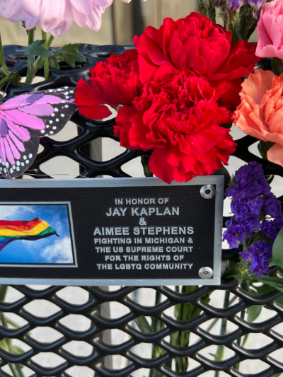aimee stephens memorial plaque