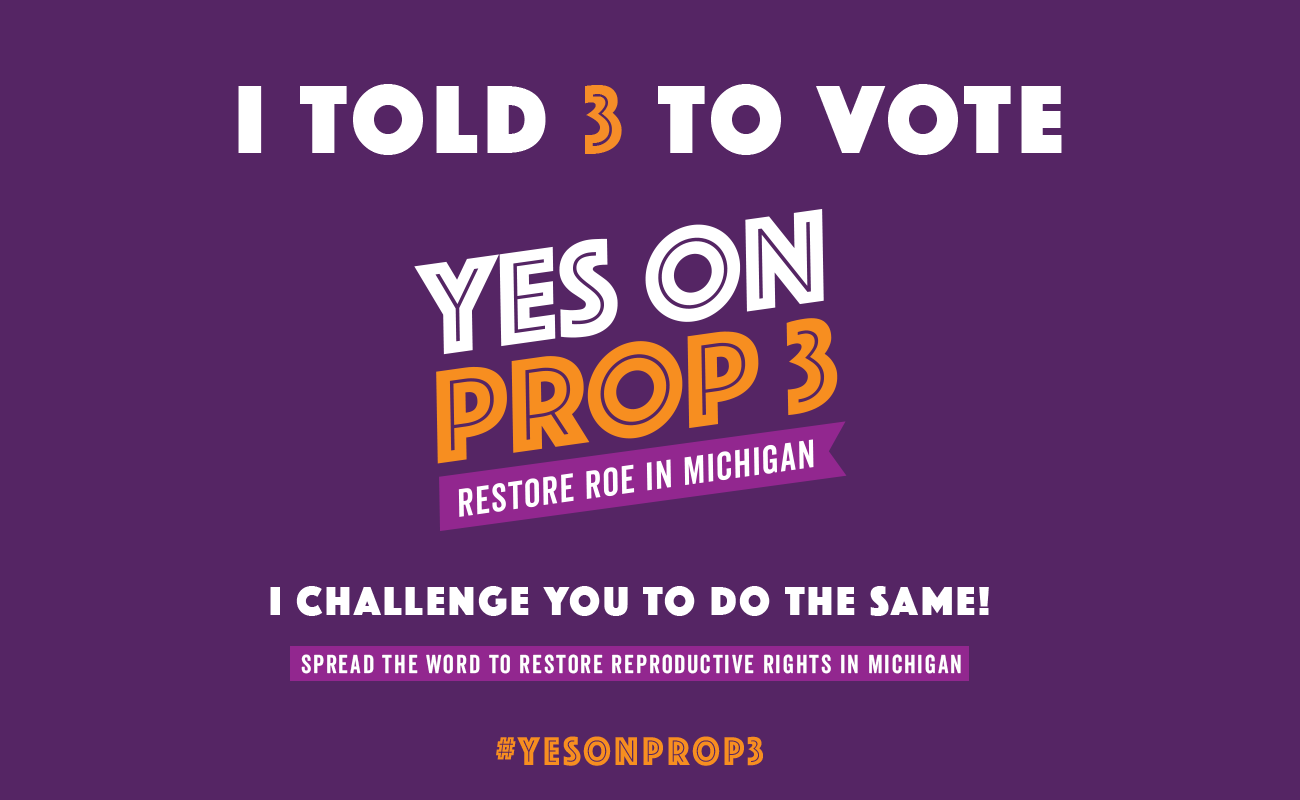 tell 3 to vote 3 horizontal