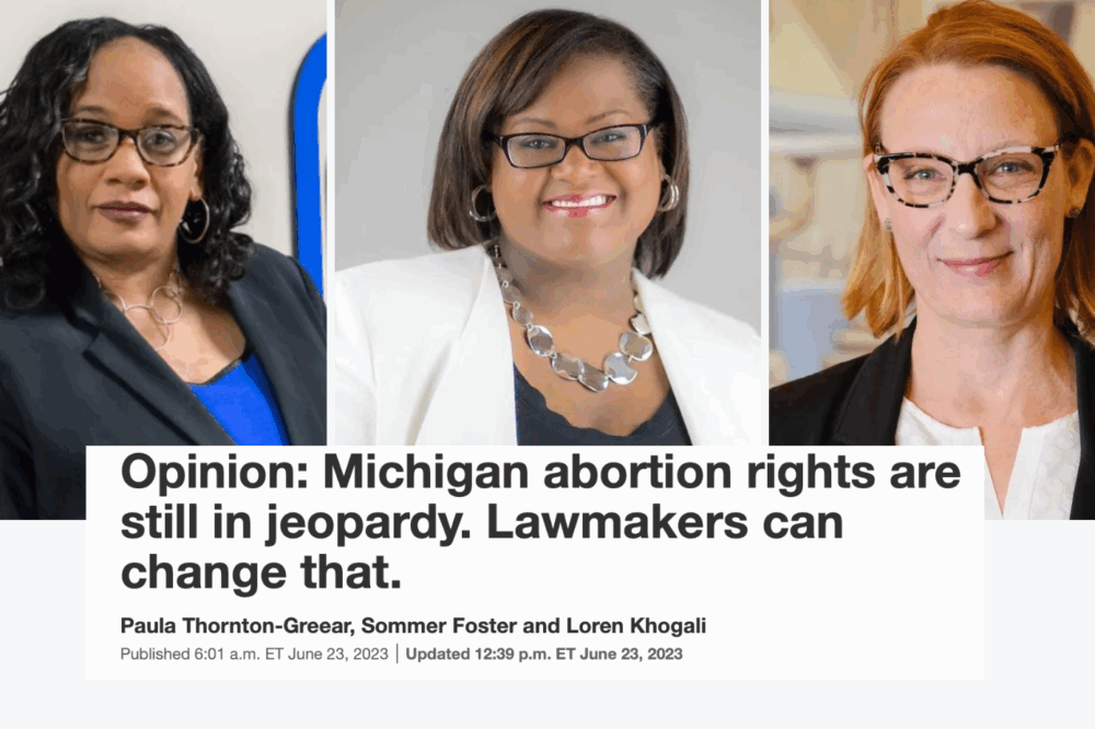 Michigan abortion rights are still in jeopardy. Lawmakers can change ...