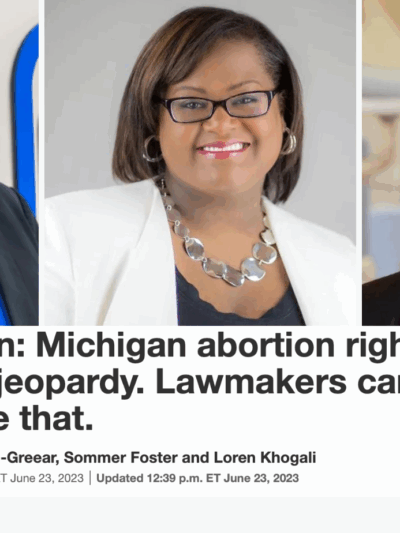 Paula Thornton-Greear, Sommer Foster, and Loren Khogali