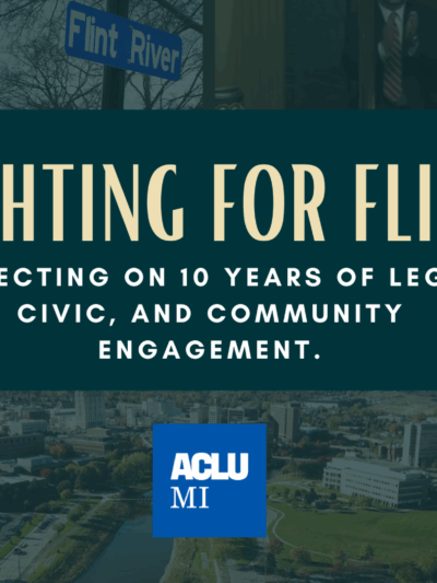 Fighting for Flint 10 Year Banner