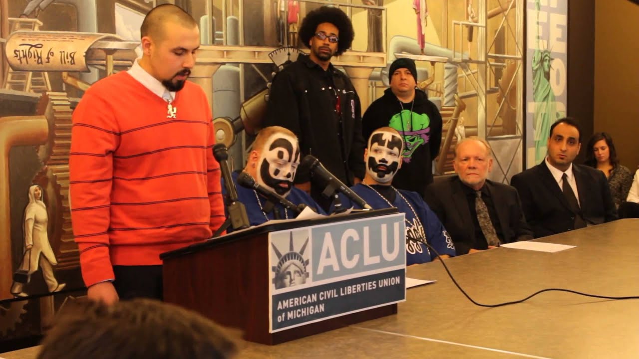 I'm A Juggalo, Not A Gang Member: Brandon Bradley speaks at ACLU of Michigan Press Conference