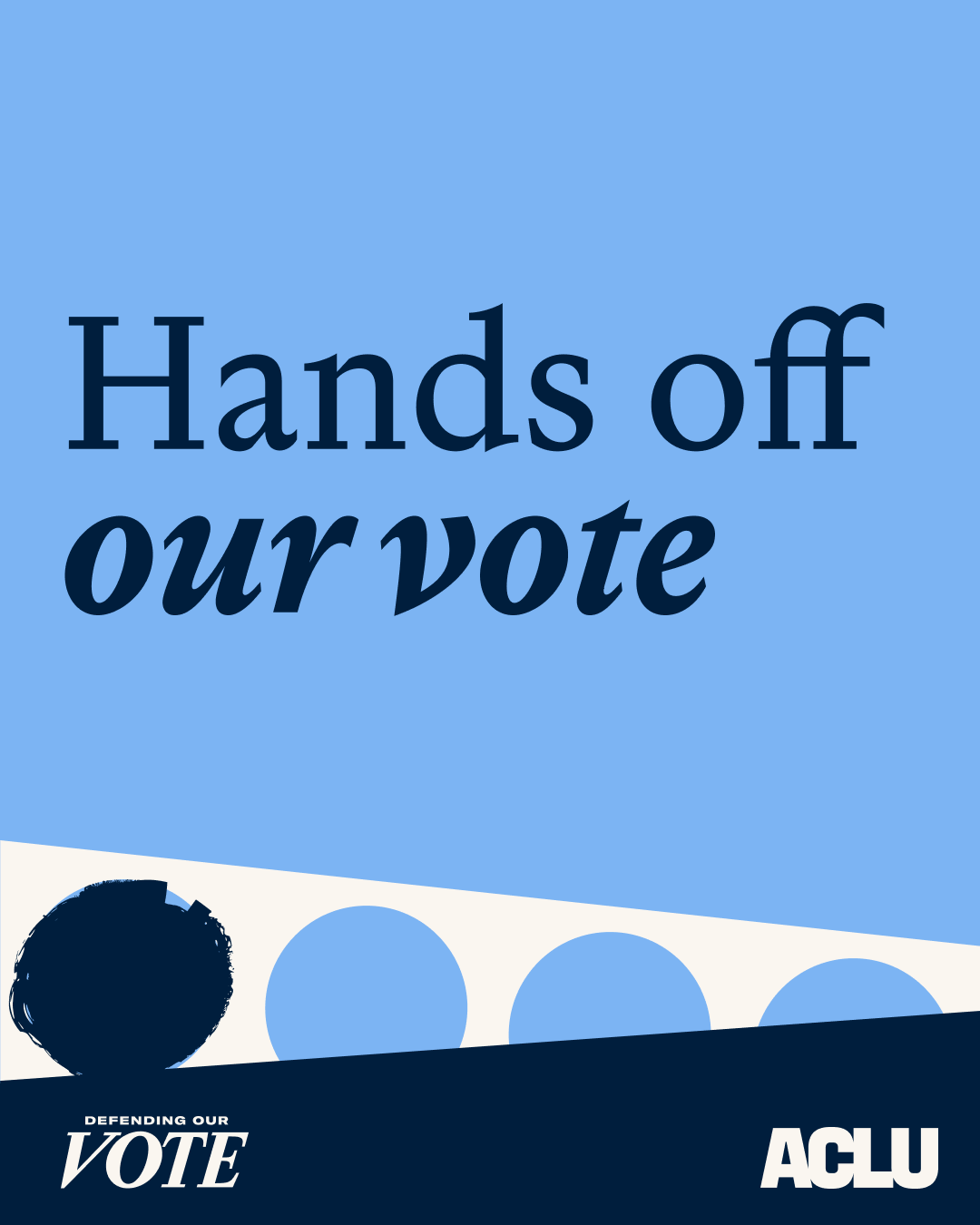 hands off