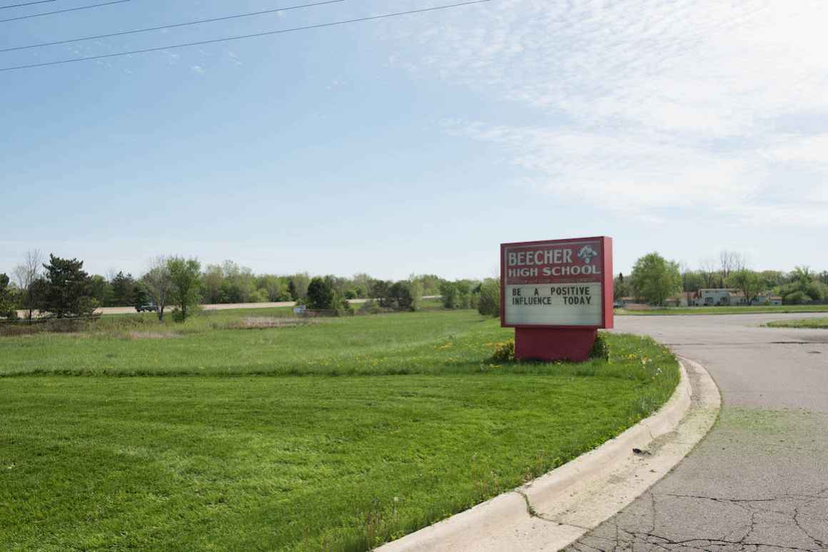 Beecher Community Schools sit 8 miles north of Flint and serves approximately 1,000 students.