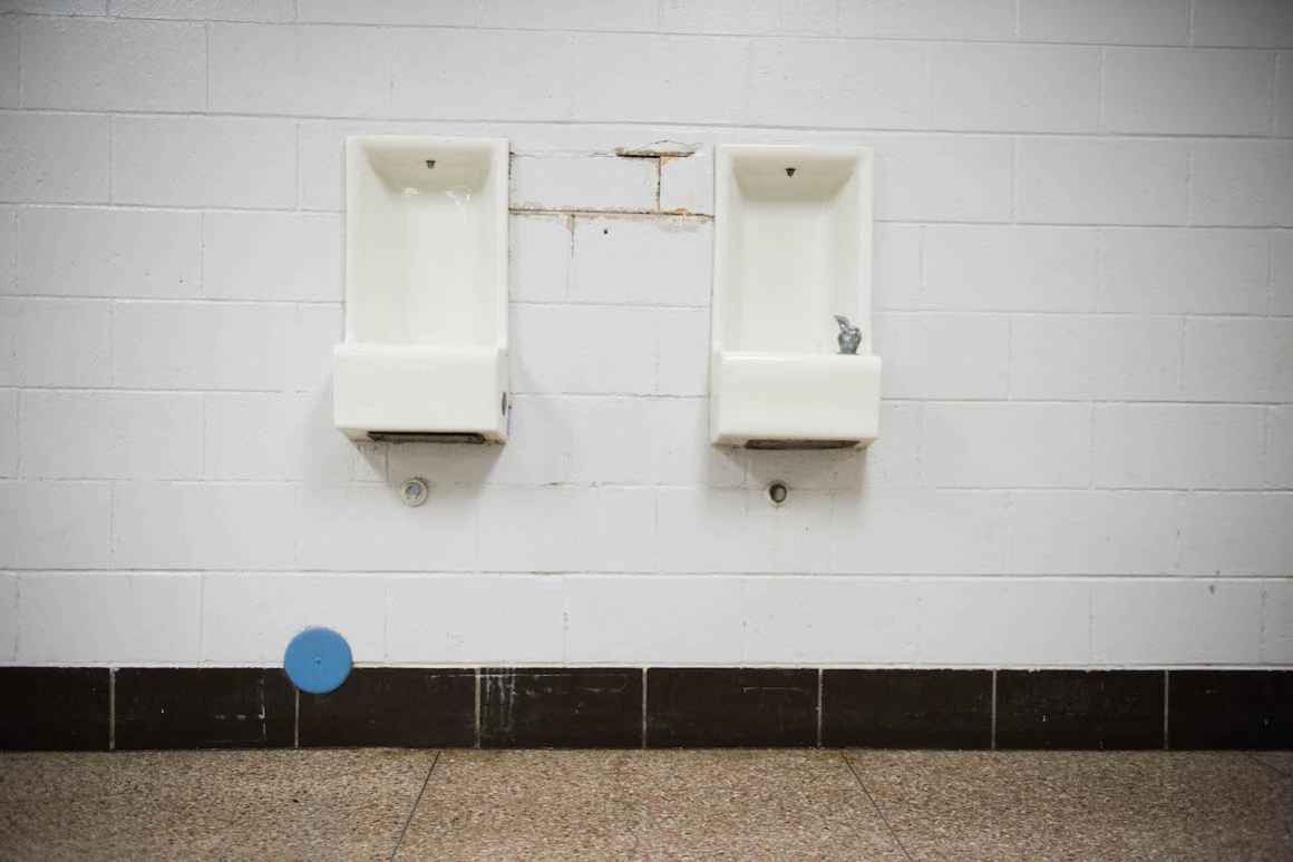  A school of nearly 400 students (600 at one time), has only 5 drinking fountains--one of which is broken. When the weather heats up, this can cause long lines, and detract from class time.