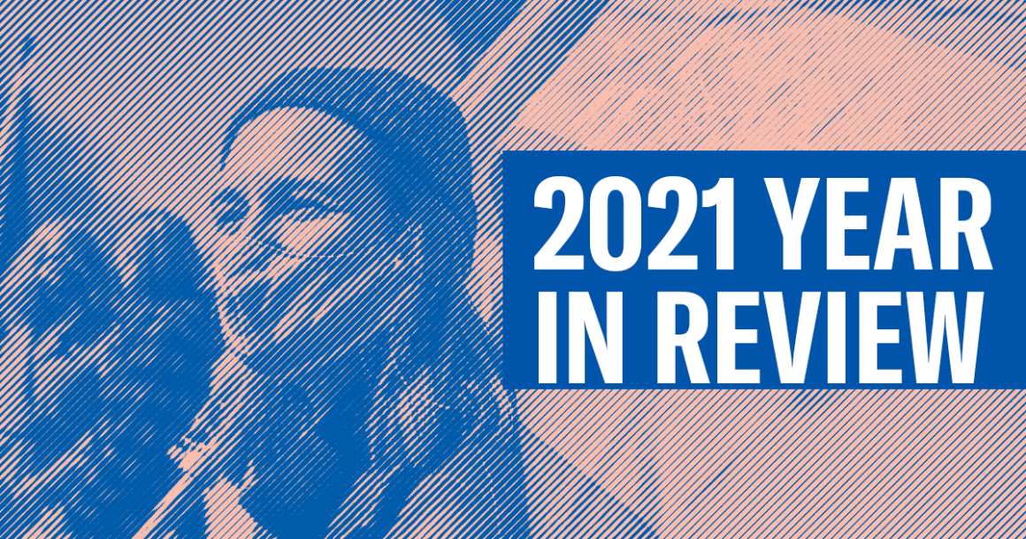 2021 year in review banner