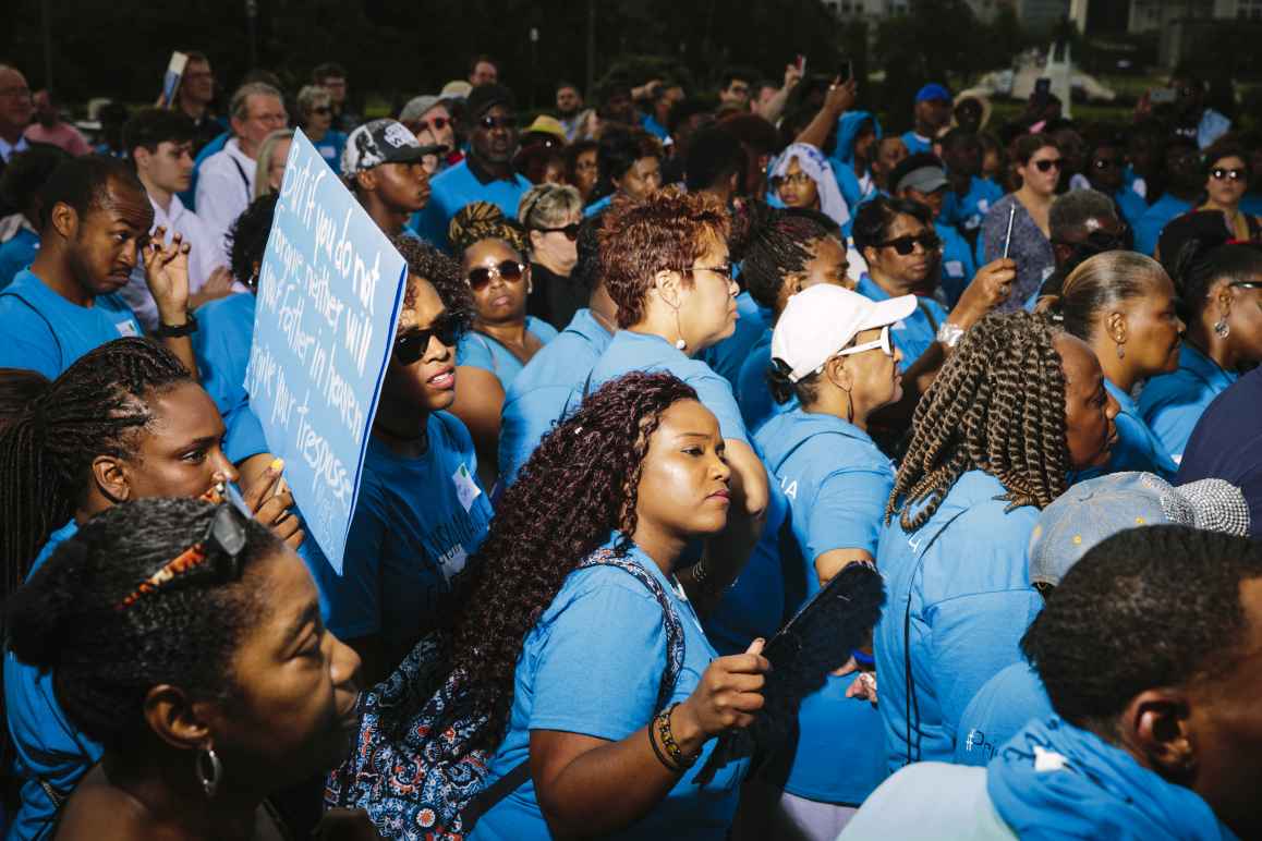 Rally for fair sentencing.