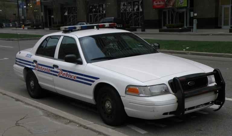 Detroit Police patrol car