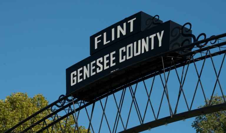 Flint Genesee County sign