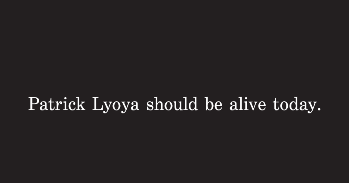 Patrick Lyoya should be alive today