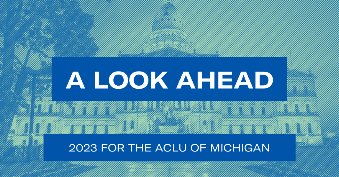 A look ahead graphic