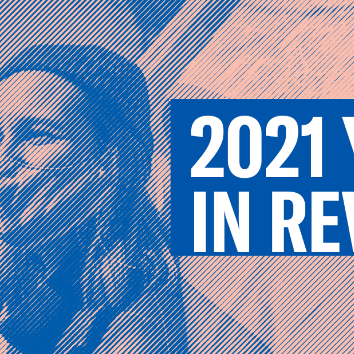 2021 year in review banner