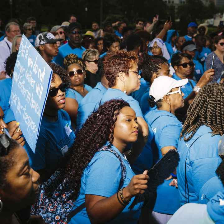 Rally for fair sentencing.