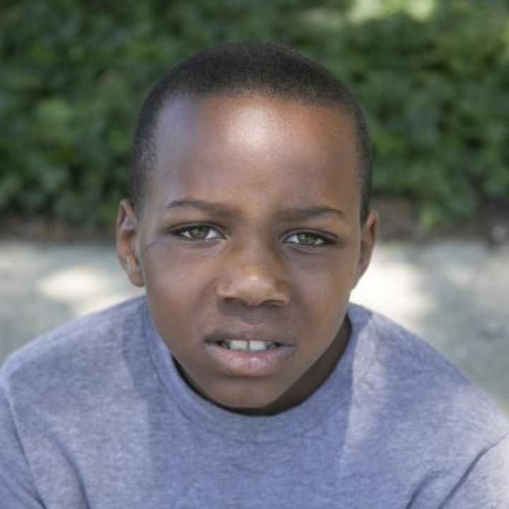 Cameron McCadden sitting outside