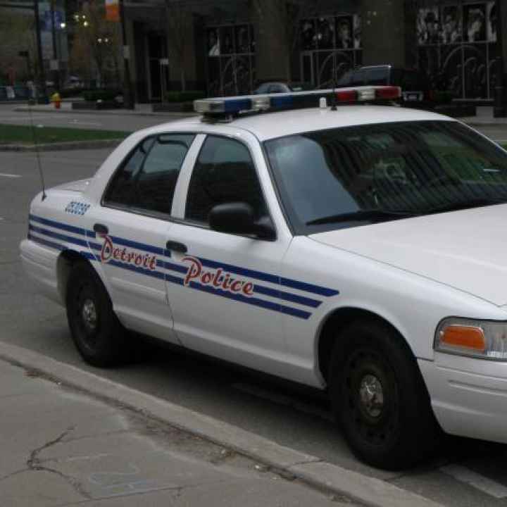Detroit Police patrol car