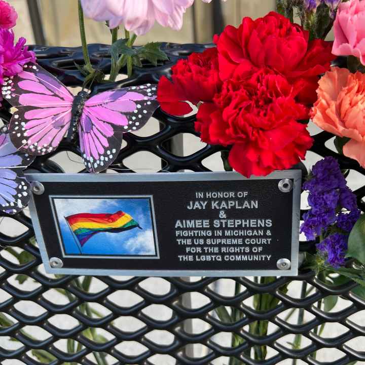 aimee stephens memorial plaque